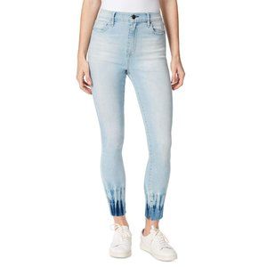 NWT Frayed Denim High Rise Skinny Jeans 30156906 26 Pale Sky Blue